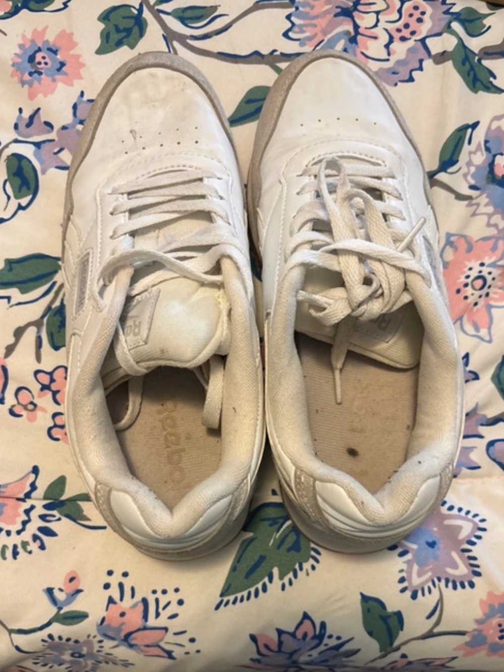 Reebok White Athletic Sneakers